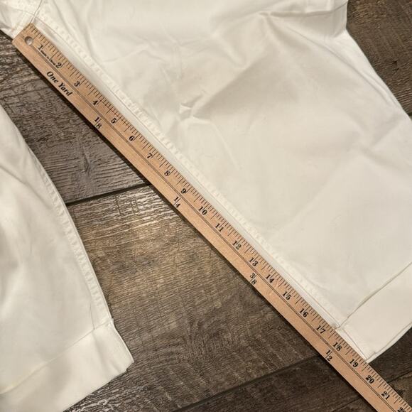 Chico's Women's Roll Up Cuff Capri Pants Off White Size 16 - Picture 3 of 8
